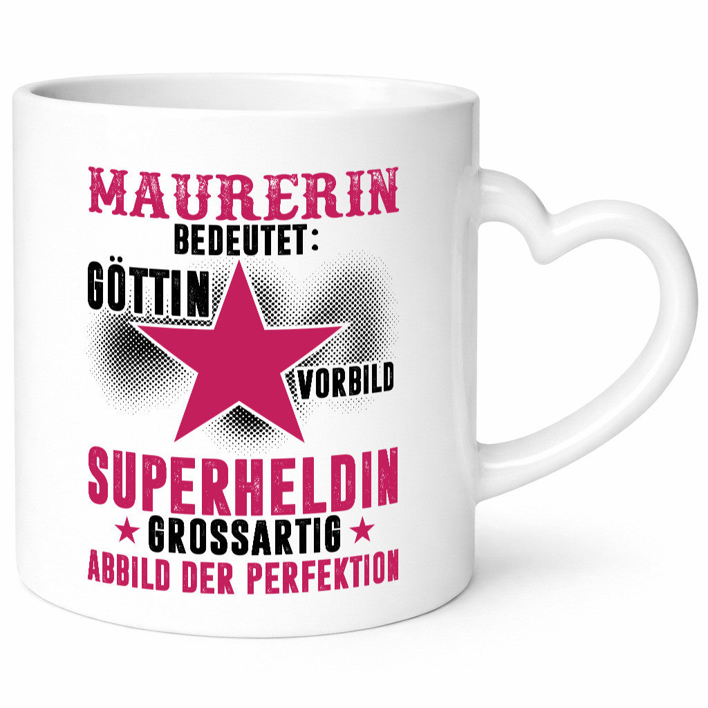 Bedeutung von Maurerin Geschenk Humor Geschenkidee lustiger Spruch Tasse