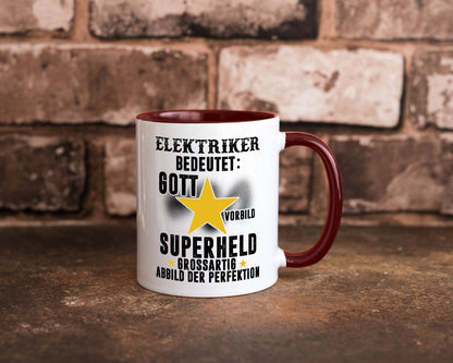 Bedeutung von Elektriker | Elektronik Elektrotechnik lustig Humor Geschenkidee