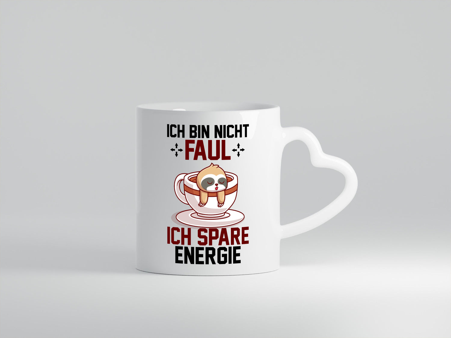 Ich bin nicht Faul | Spare enegrie Faultier Büro lustiger Spruch Geschenk