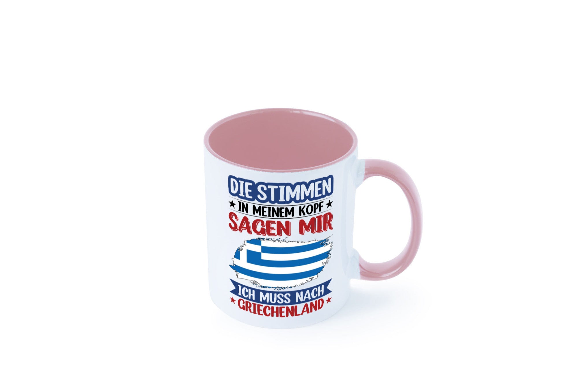 Griechenland | Urlaub Stimmen in meinem Kopf Traumland Humor Geschenkidee Tasse