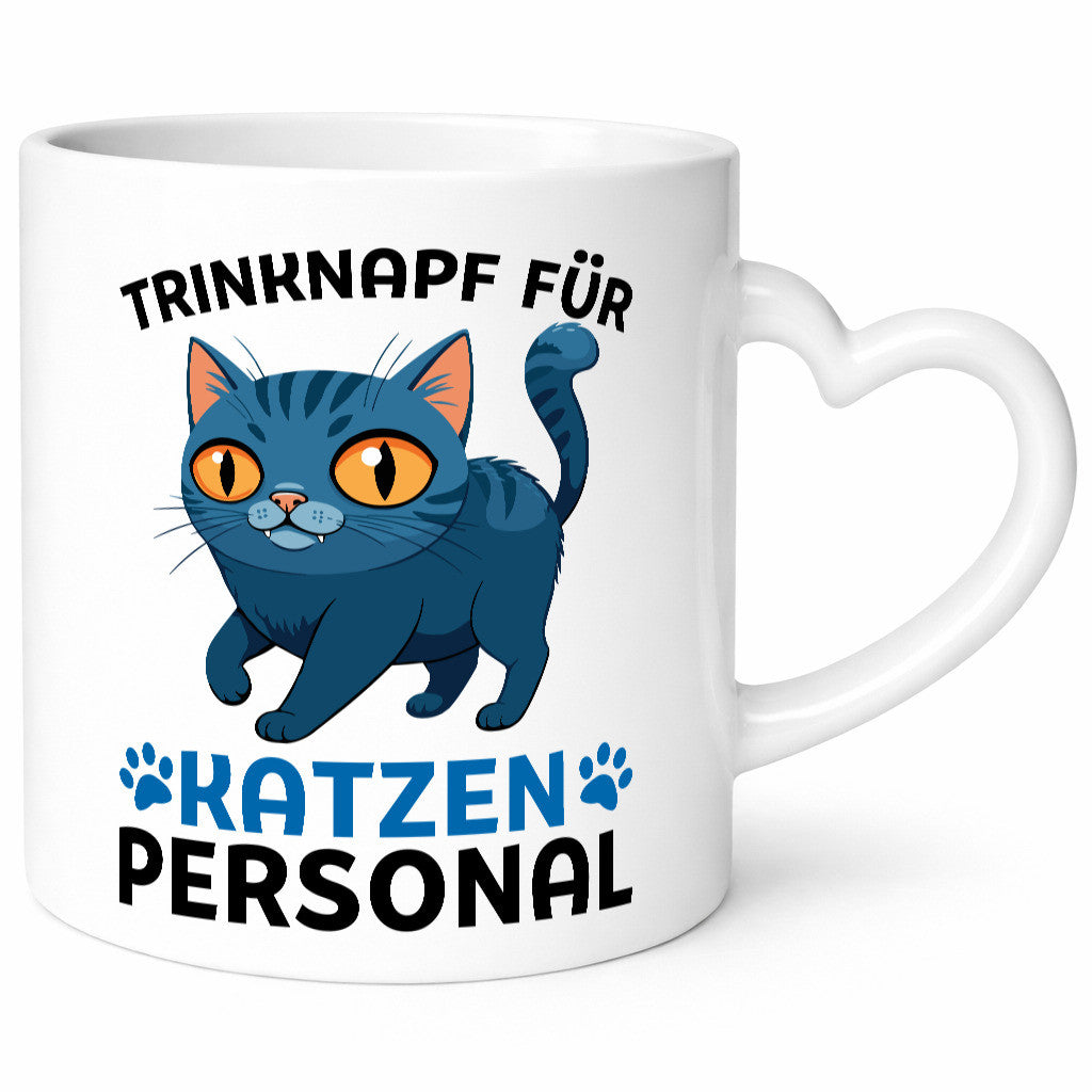 Katzen Personal | Katzenbesitzer Tasse Katze Humor vl2 Tierliebhaber