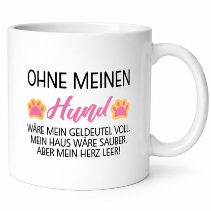 Ohne meinen Hund | Ich brauche Hundeliebe lustig Tierliebhaber Humor Geschenk