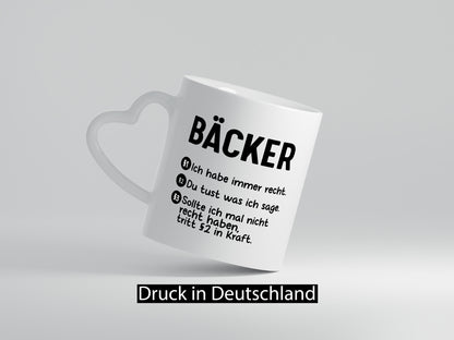 Bäcker haben immer Recht | Du magst mach ich sage |Bäcker Geschenk Humor