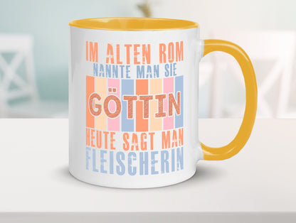Heute sagt man: Fleischerin | Schlachterei lustig Humor Geschenkidee Geschenk