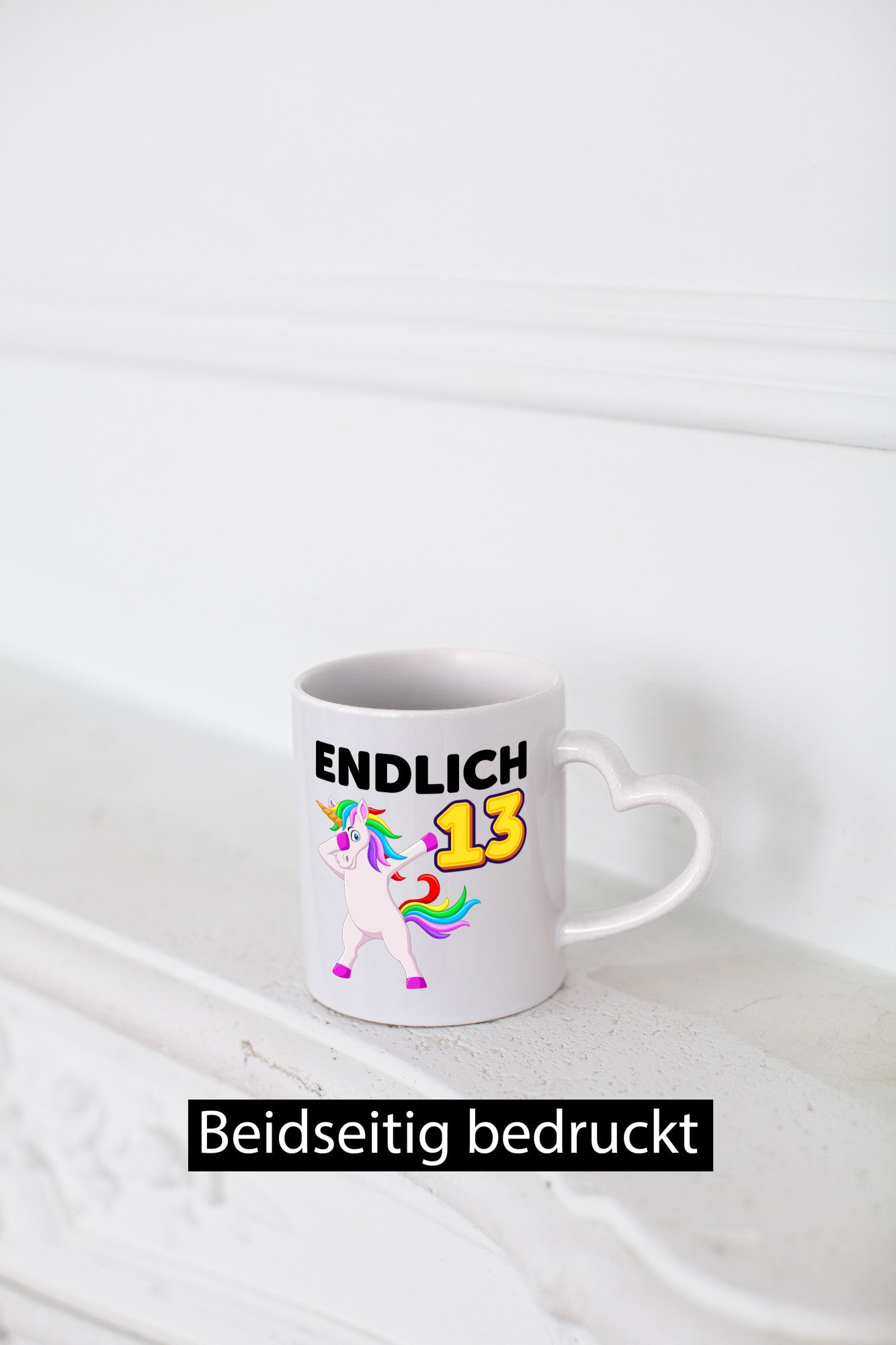 13. Geburtstag | endlich 13 Jahre Einhorn Mädchen Geschenkidee Humor Tasse