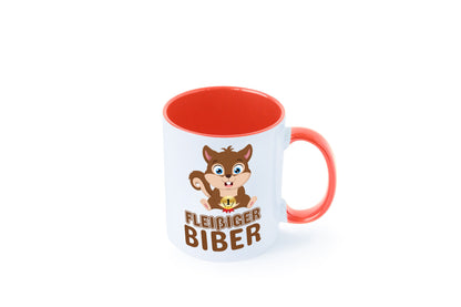 Fleißiger Biber | Motiv Tasse Kinder Geburtstag lustig Geschenkidee Geschenk