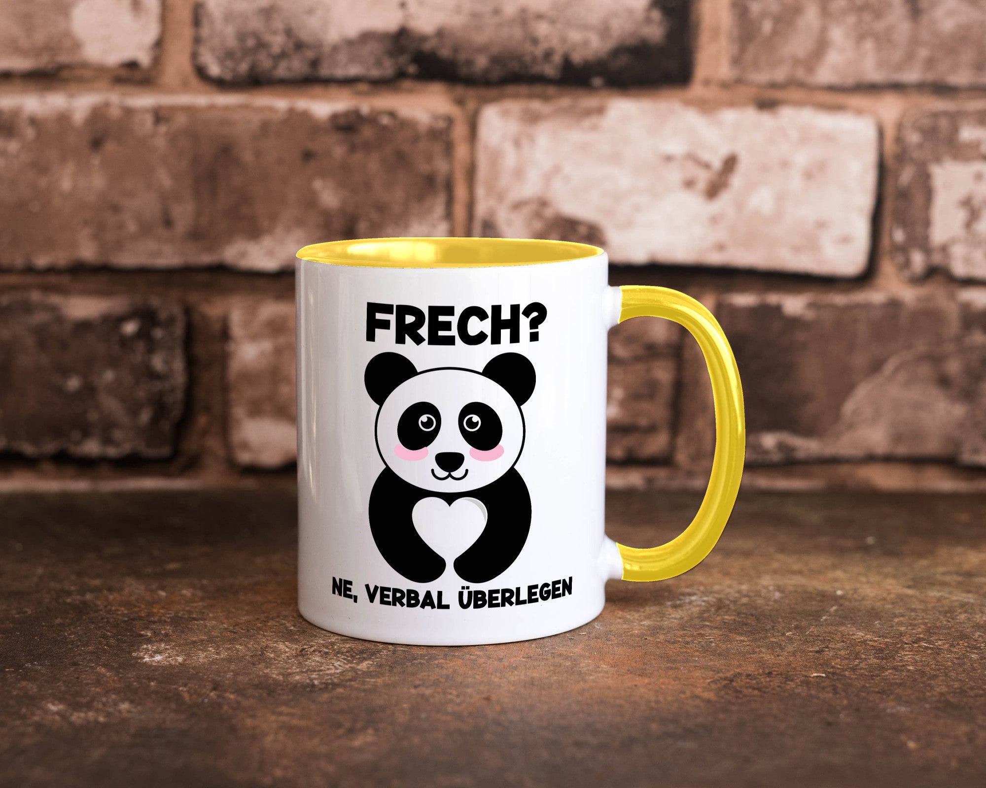 Frech | Verbal überlegen süßer Pandabär kecker Spruch lustiger Geschenk Humor