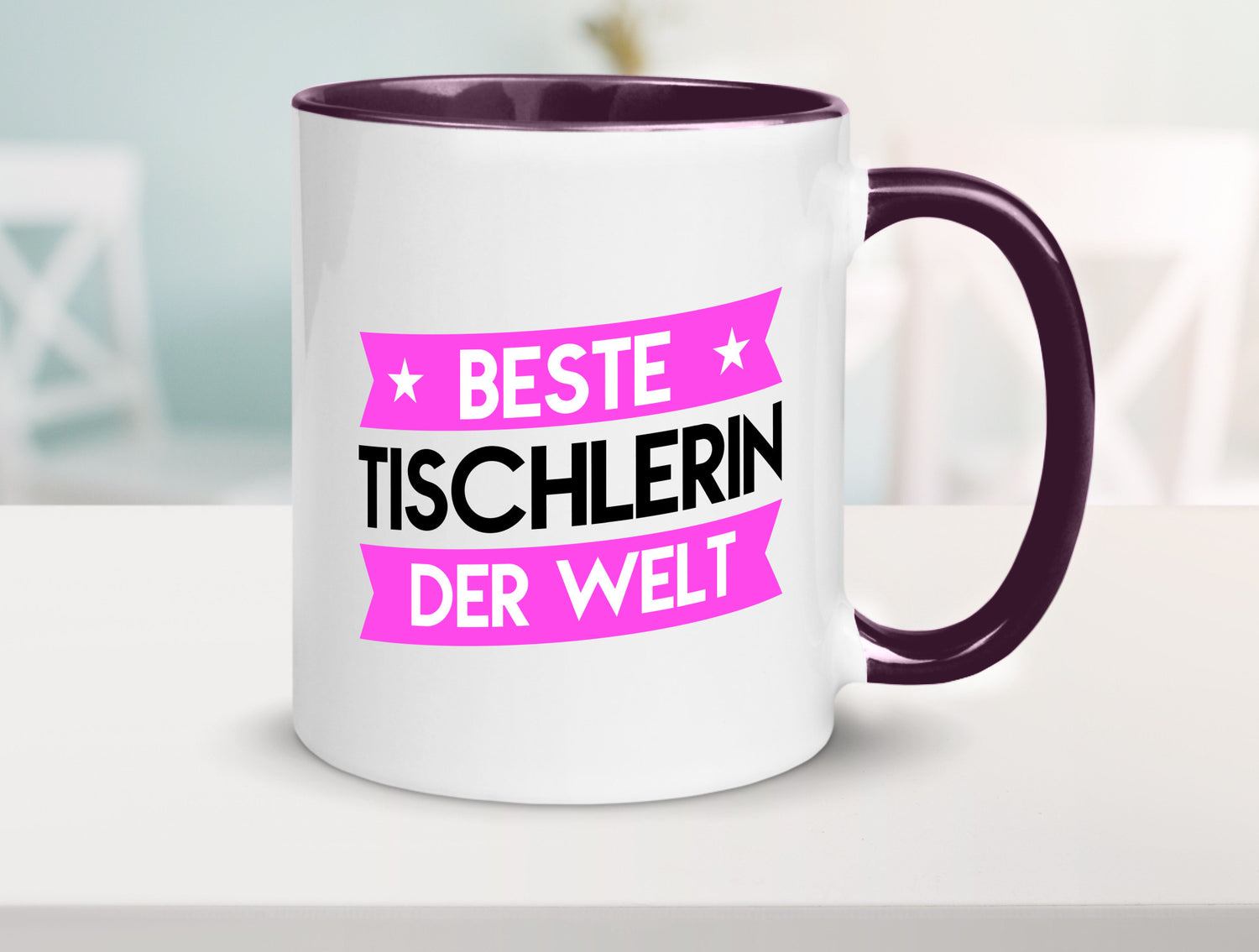Beste Tischlerin | Tischlerei lustiger Spruch Geschenk Humor Geschenkidee Tasse