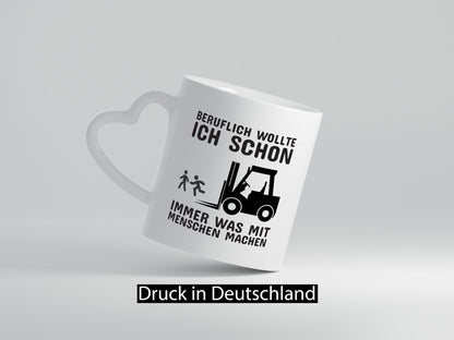 Staplerfahrer Humor | Gabelstapler Tasse Lagerist Geschenkidee