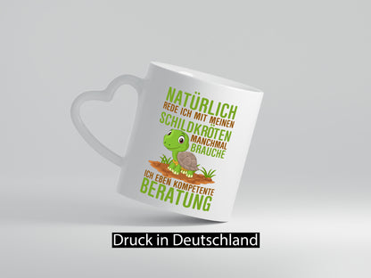 Natürlich rede ich mit Schildkröten | Schildkrötenliebhaber lustiger Spruch