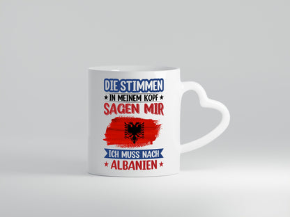 Albanien | Urlaub Stimmen in meinem Kopf Traumland lustig Humor Geschenkidee