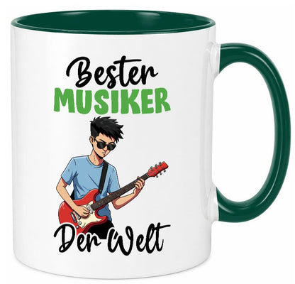 Bester Musiker | Musik Musikant v2 lustig Humor Geschenkidee Geschenk Tasse