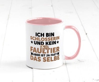 Ich bin kein Faultier: Schlosserin | Schlosserei v2 lustig Tierliebhaber Humor