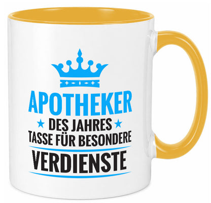 Besonderer Verdienst: Apotheker | Apotheke Pharmazie lustiger Spruch Geschenk