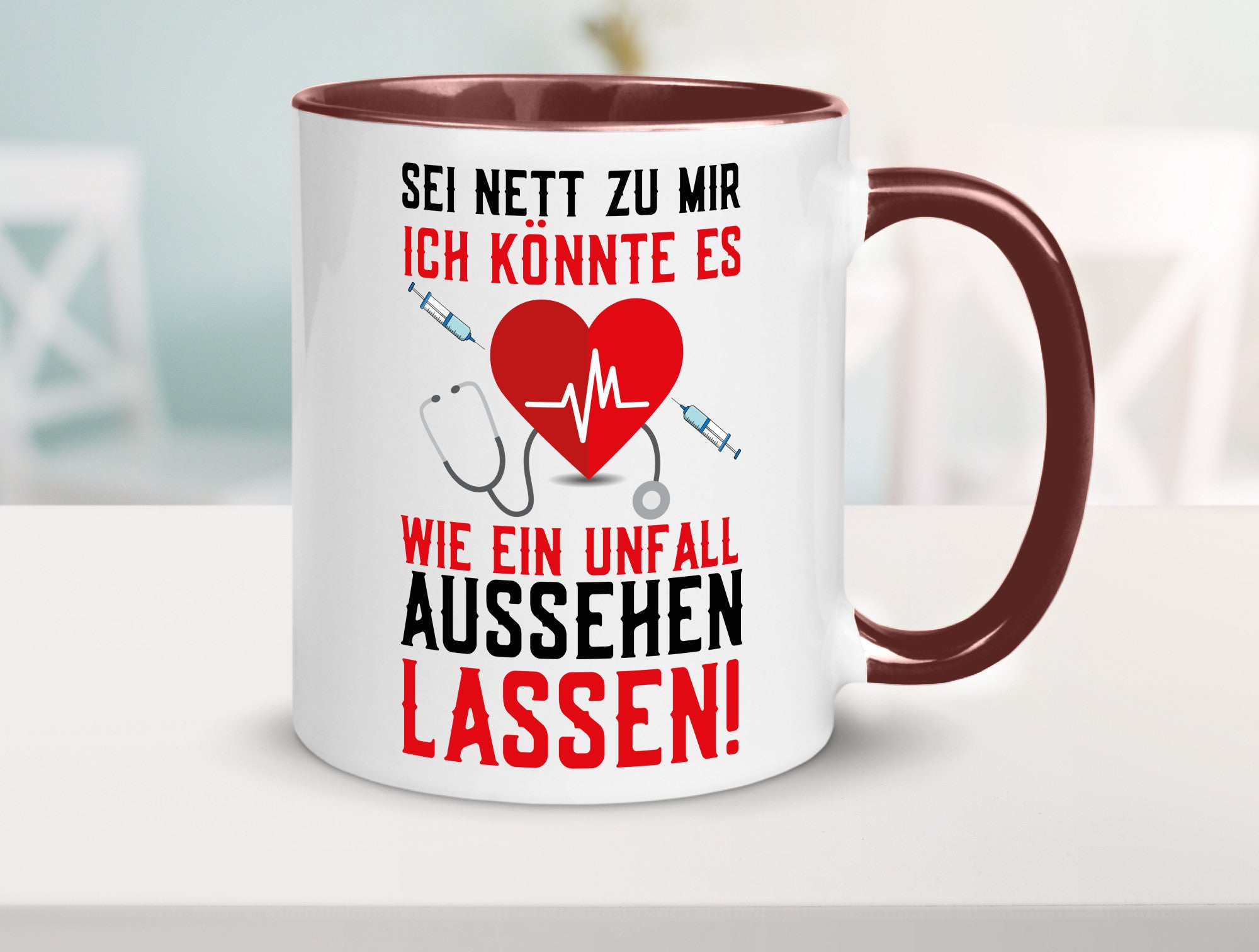 Sei nett zu mir | Krankenschwester Arzt Klinik Spritze v2 lustig Humor