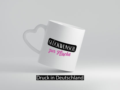 Glückwunsch zur Flucht | Kollegen Jobwechsel Abschied v2 Geschenk Arbeit Büro