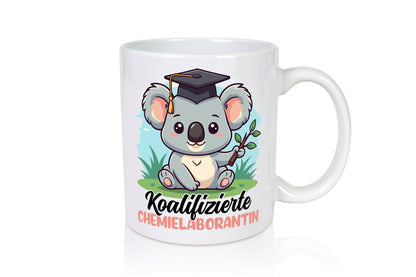 Koalifizierte Chemielaborantin | Laborantin Chemie lustig Humor Geschenkidee Tasse