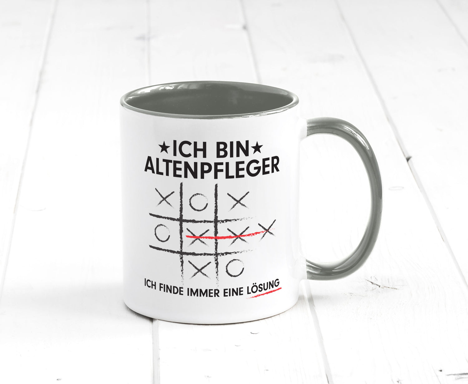 Lösung finden: Altenpfleger | Pflegepersonal v2 lustiger Spruch Geschenk Humor
