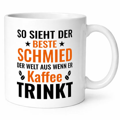 Kaffee trinkt: Schmied | schmieden Geschenk Humor Geschenkidee lustiger Spruch