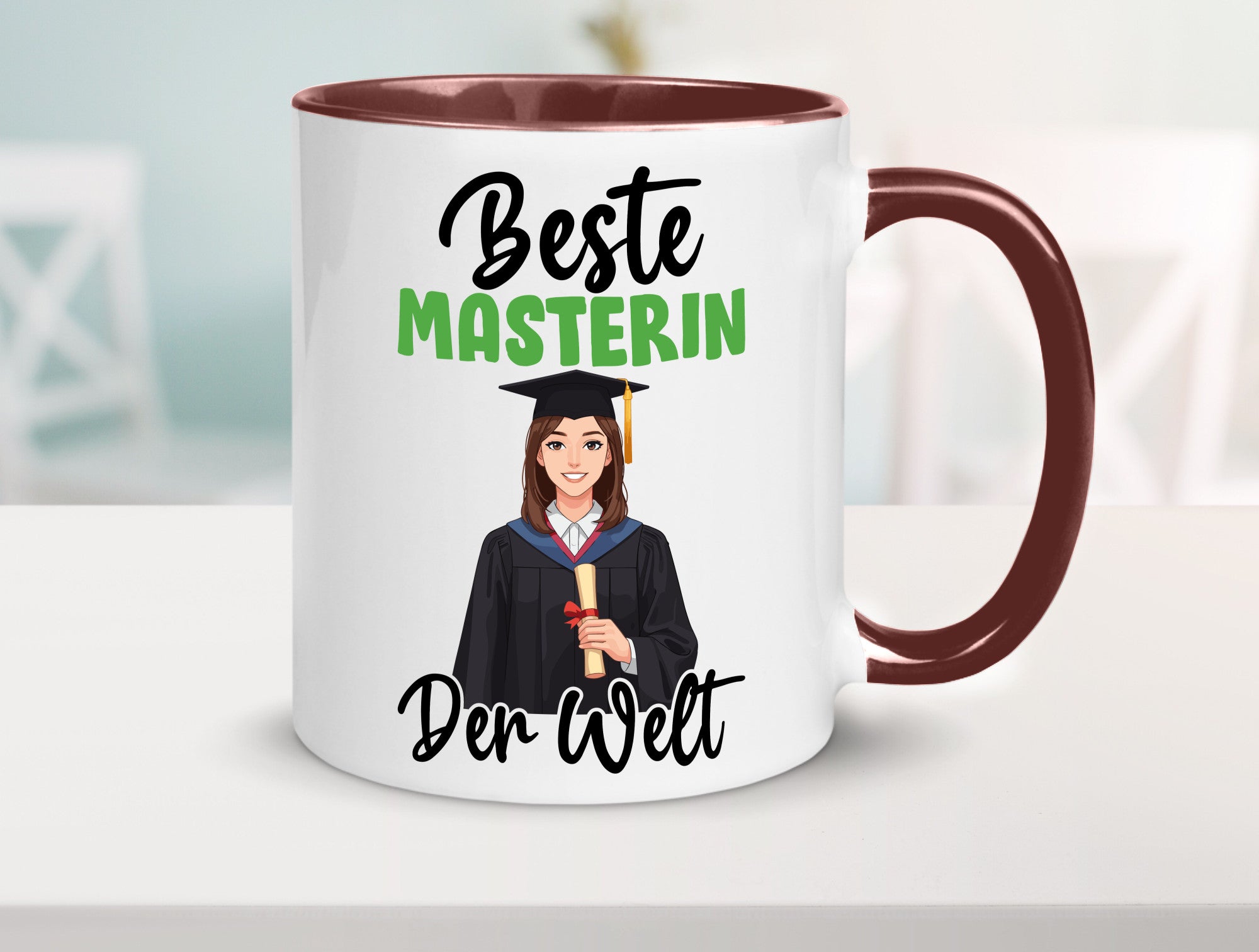 Beste Masterin | Student Uni Studium Humor Geschenkidee Tasse