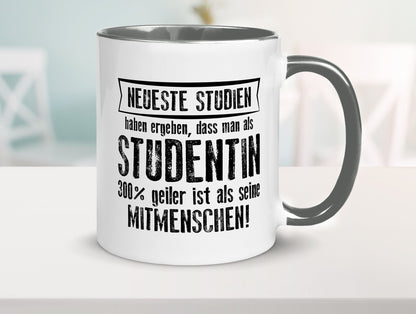 Neuste Studien: Studentin | Uni Studium Universität Geschenk Humor Geschenkidee