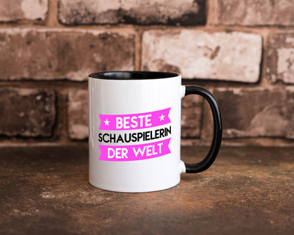 Beste Schauspielerin | Theater lustiger Spruch Geschenk Humor Geschenkidee Tasse
