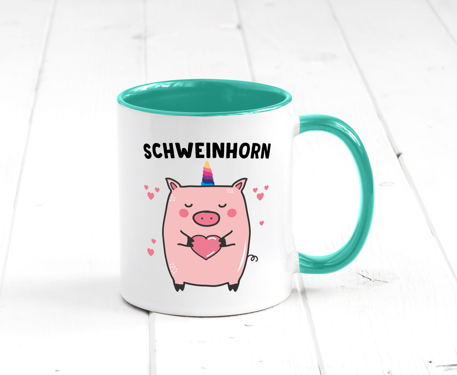 Schweinhorn lustig Humor Geschenkidee Geschenk Tasse