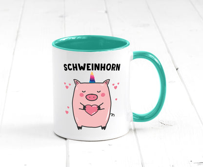 Schweinhorn lustig Humor Geschenkidee Geschenk Tasse