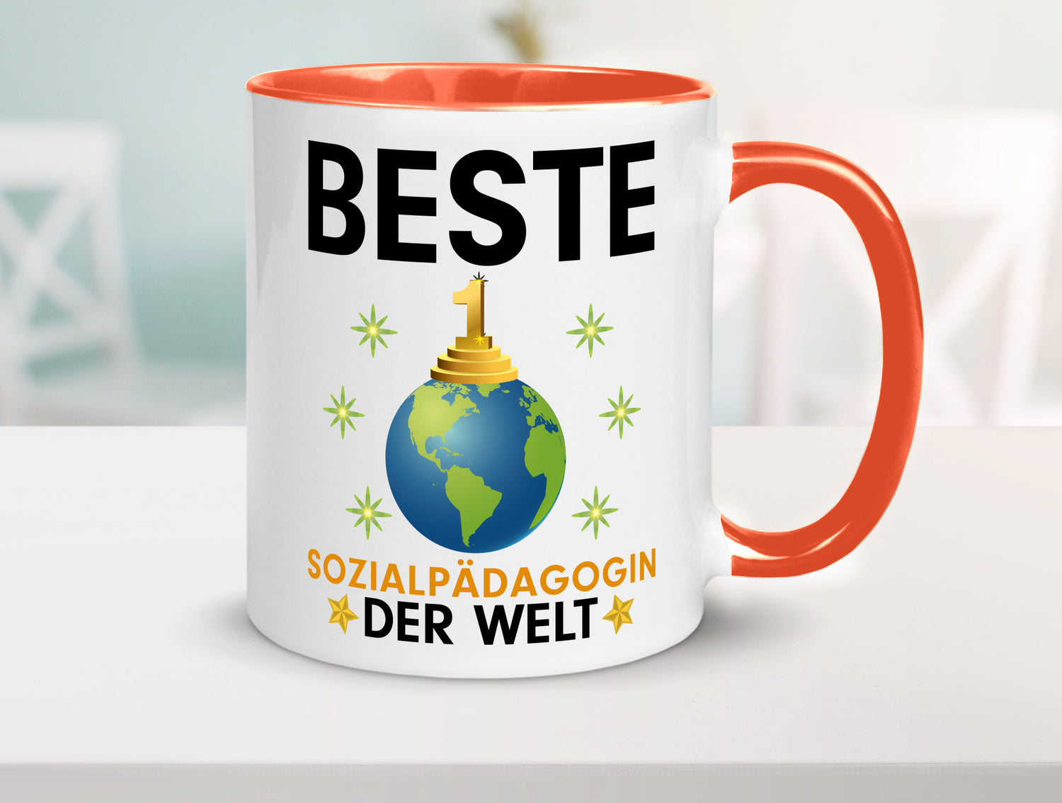 Welt Beste Sozialpädagogin | Humor Pädagogin Geschenkidee Tasse