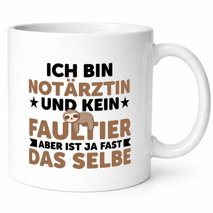 Ich bin kein Faultier: Notärztin | Ärztin v2 lustig Tierliebhaber Humor