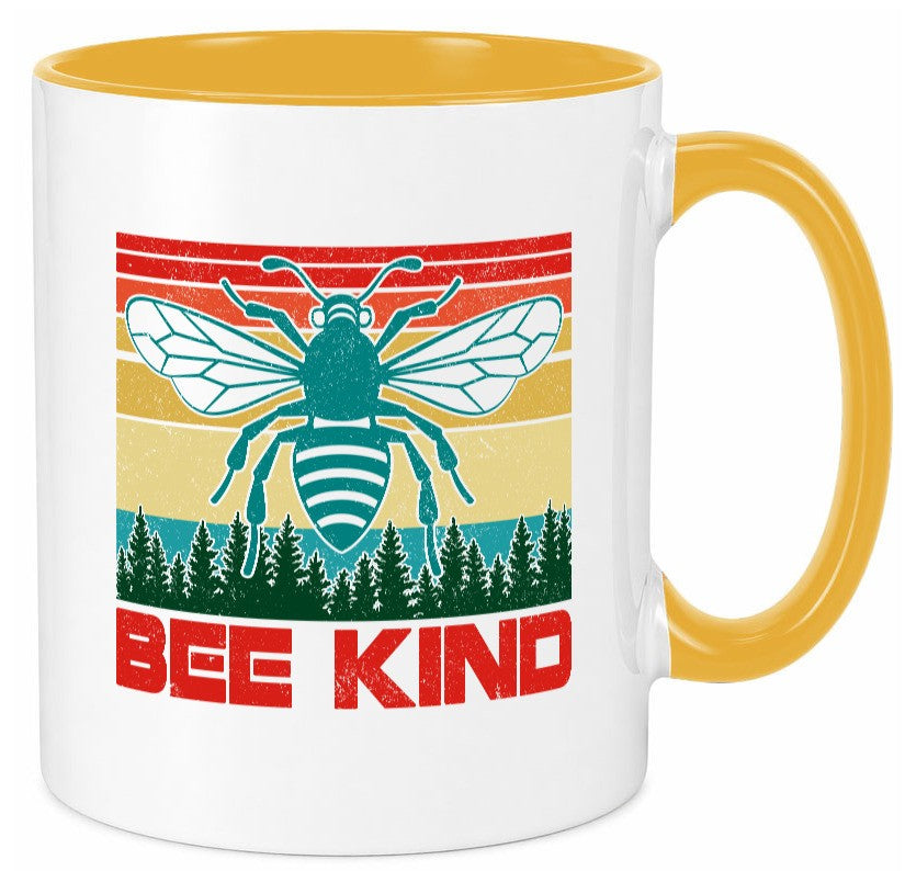 Bee kind | Bienen imker Bienenflüsterer v2 lustiger Spruch Geschenk Humor Tasse