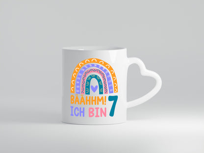 7. Geburtstag | 7 Jahre Regenbogen Bääm Mädchen Geschenk Geschenkidee lustiger