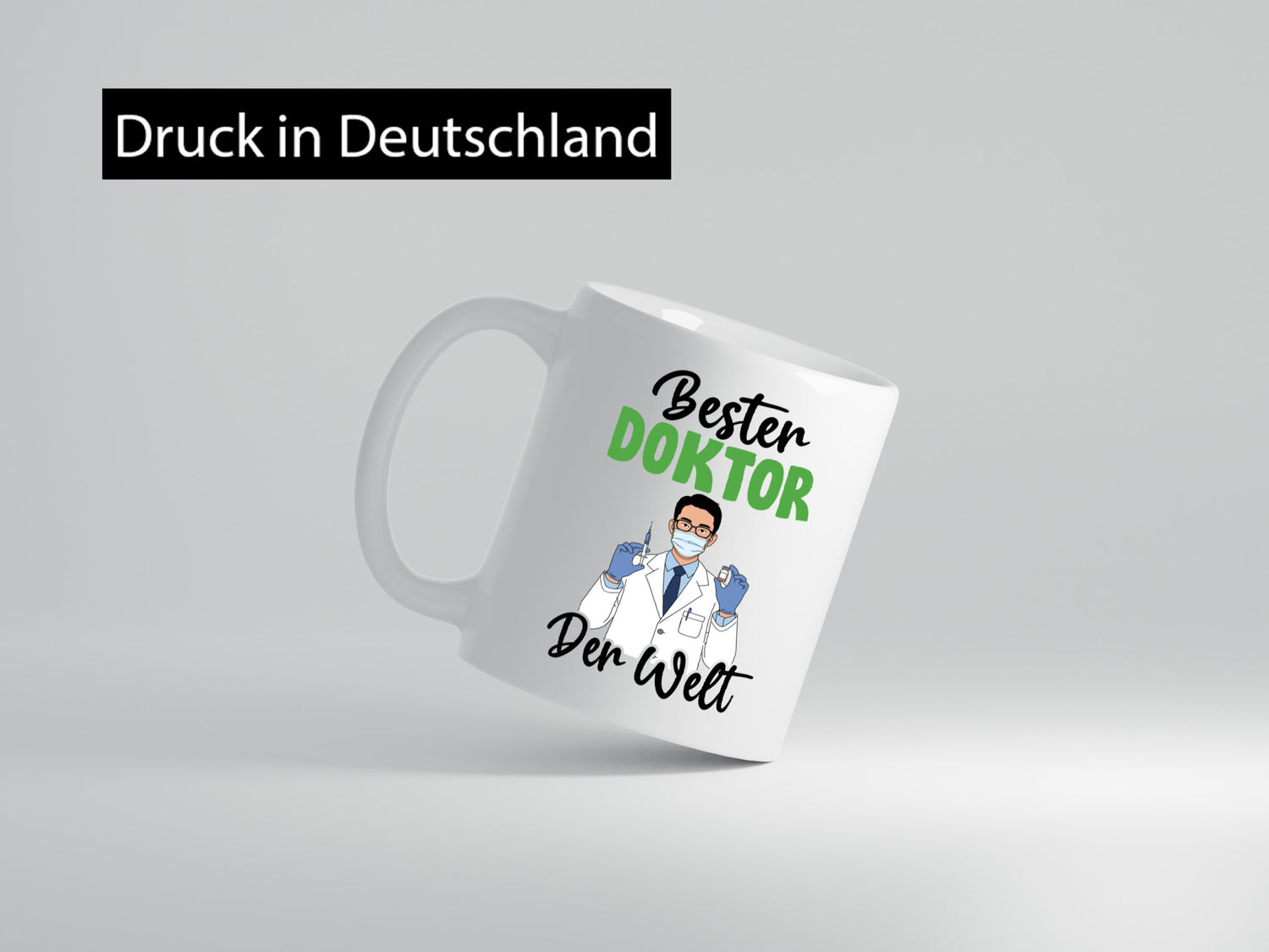 Bester Doktor | Doktorand Doktortitel v2 Humor Geschenkidee Tasse