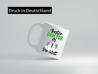 Bester Doktor | Doktorand Doktortitel v2 Humor Geschenkidee Tasse