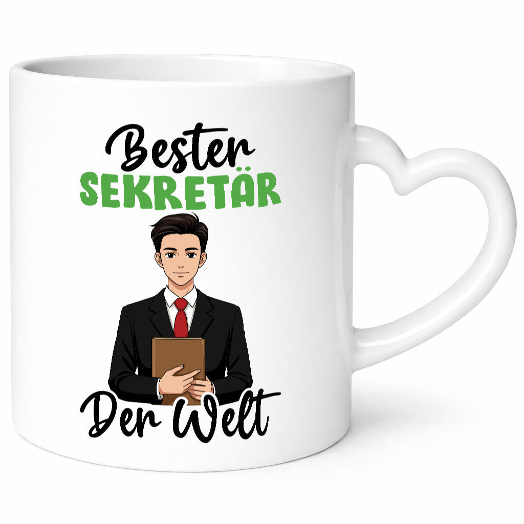 Bester Sekretär | Büro v2 lustiger Spruch Geschenk Arbeit Kollegen Tasse