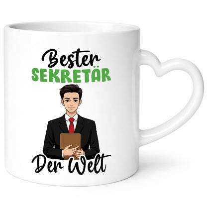 Bester Sekretär | Büro v2 lustiger Spruch Geschenk Arbeit Kollegen Tasse