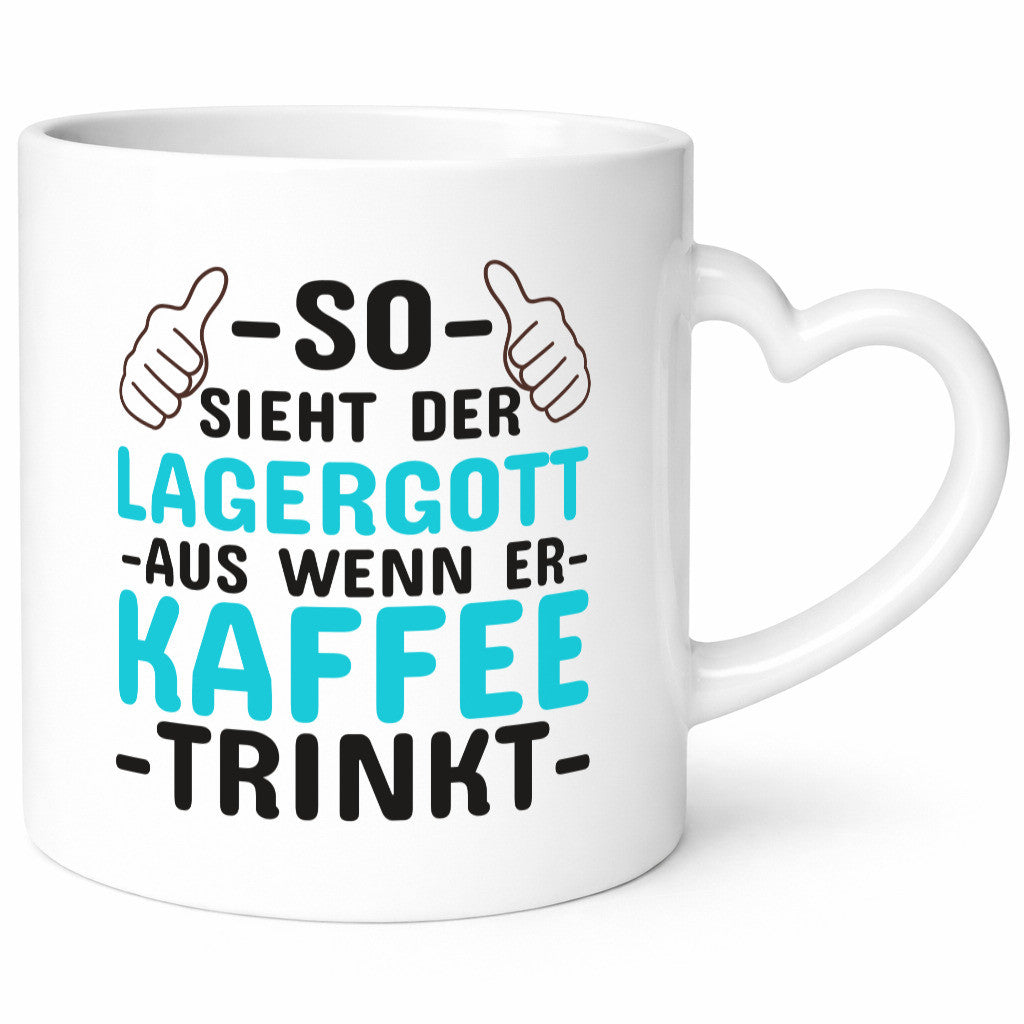Lagerist | Kaffeetrinker Tasse Lagergott Humor Geschenkidee