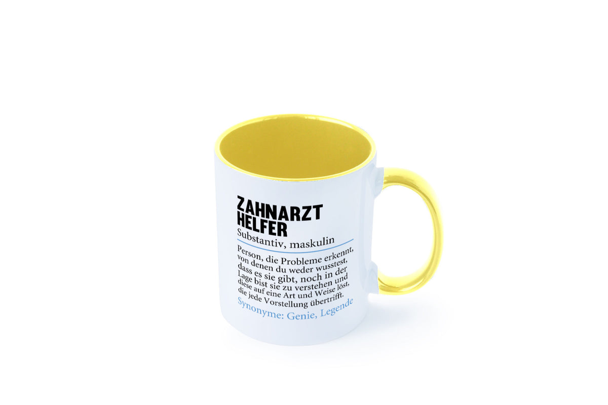 Zahnarzthelfer | Spruch Humor Zahnmedizin Geschenkidee Tasse