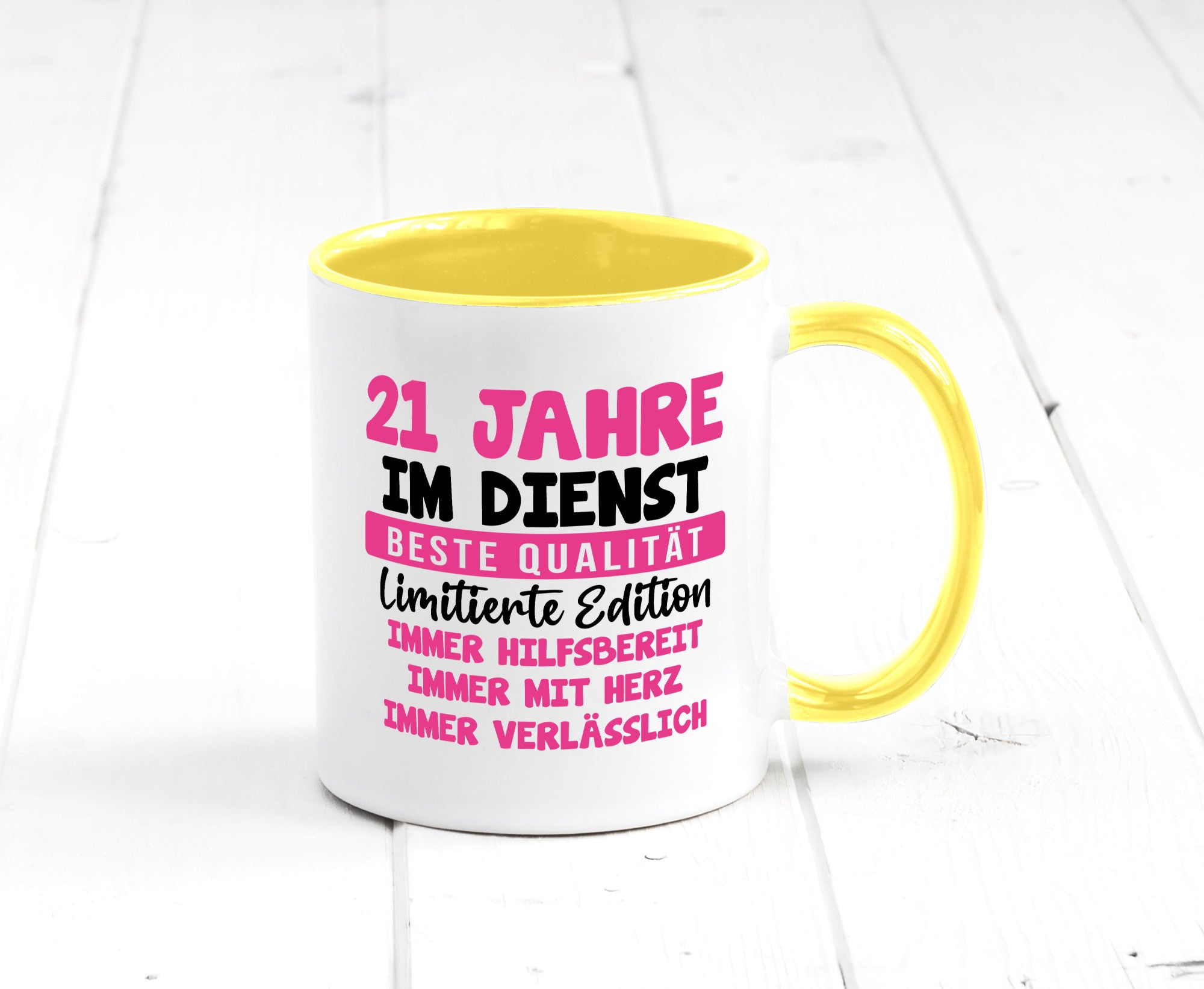 21 Jahre im Dienst | Jubiläum Arbeit v10 lustiger Spruch Geschenk Kollegen Büro