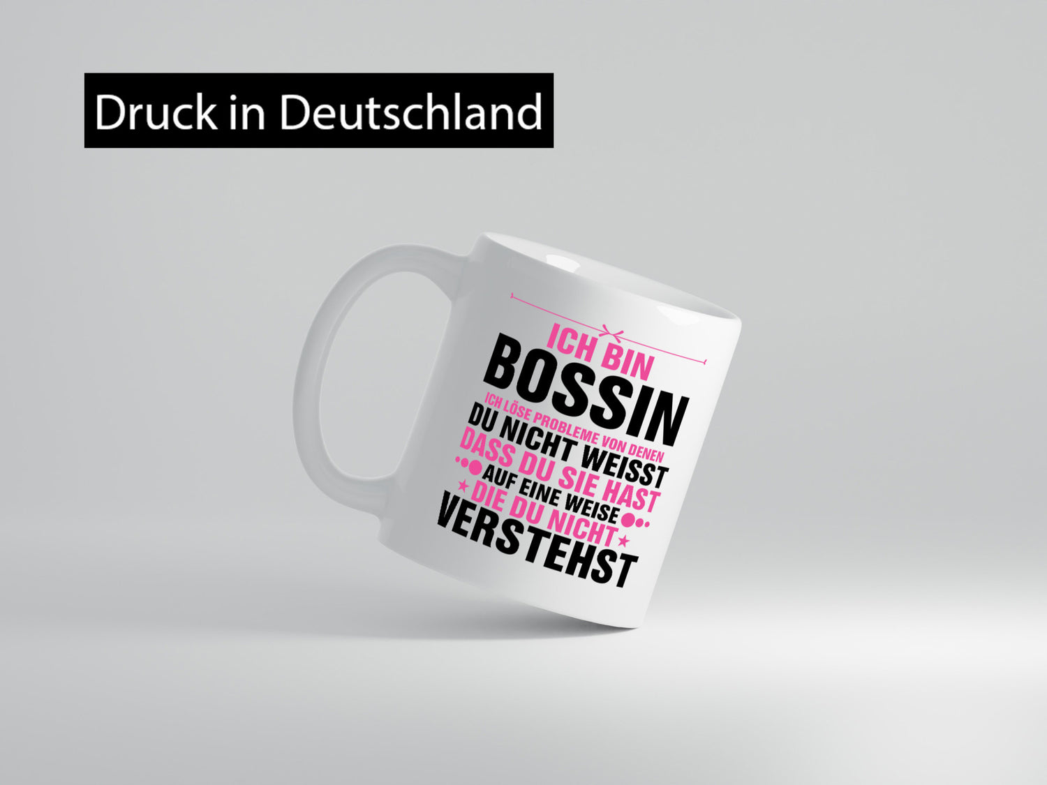 Löse Probleme: Bossin | Führungskraft Vorgesetzte lustig Humor Geschenkidee