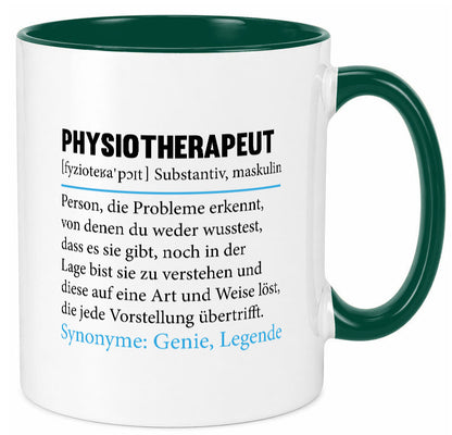 Physiotherapeut | Beruf Spruch Text lustig v2 Humor Arbeit Kollegen Büro