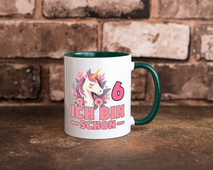 6. Geburtstag | 6 Jahre Einhorn bin schon Mädchen Geschenk Geschenkidee