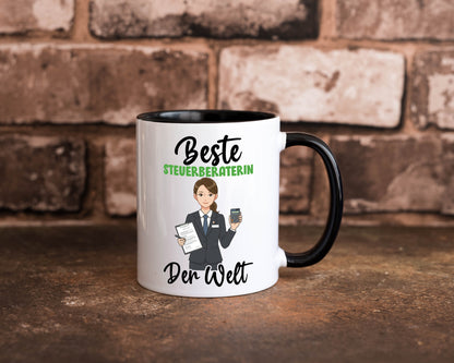 Beste Steuerberaterin | Steuer Beratung v2 Geschenkidee Humor Tasse