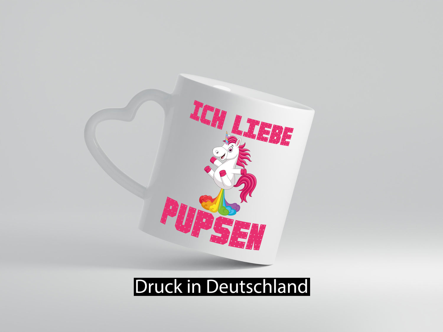 Ich liebe pupsen | Einhorn Pups lustiger Spruch Humor Geschenkidee Tasse