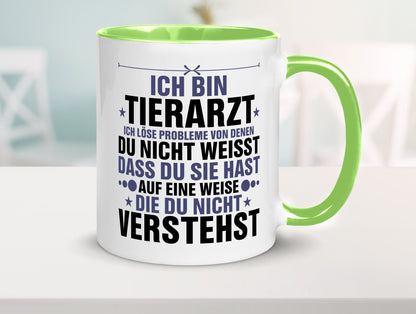 Löse Probleme: Tierarzt | Tiermedizin Mediziner Geschenk Tierliebhaber Humor