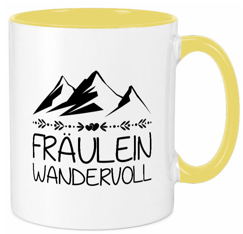 Fräulein Wandervoll | Berge Geschenkidee Humor Tasse