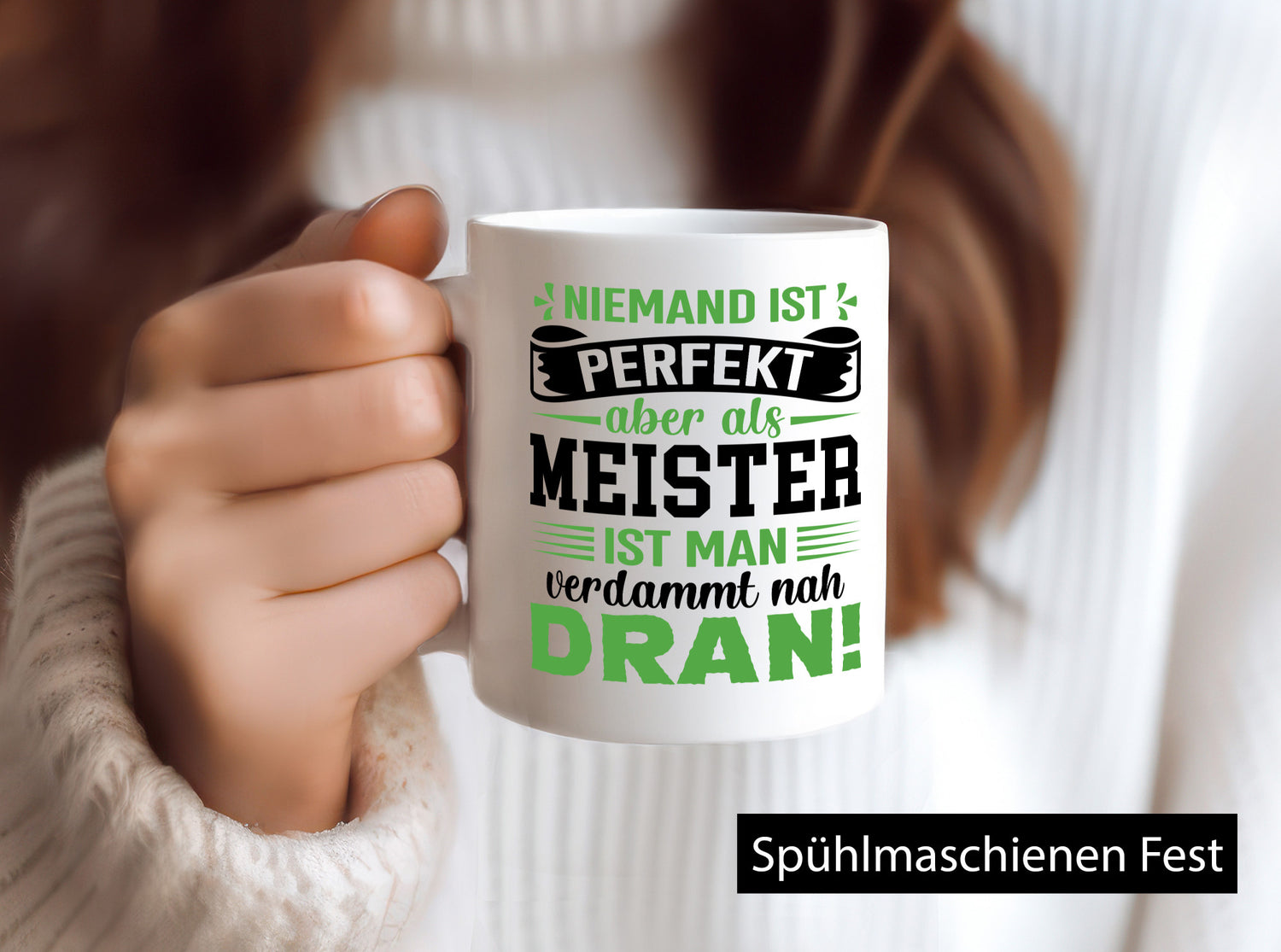 Niemand ist Perfekt aber als meister nah dran | lustig Humor Geschenkidee