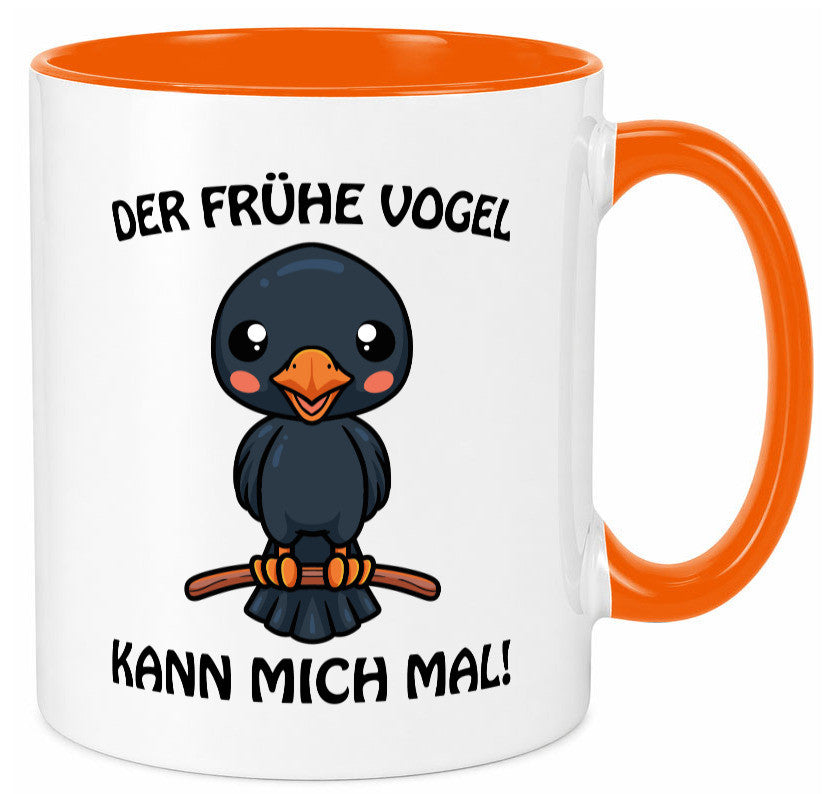 Der Frühe Vogel Humor Geschenkidee Tasse