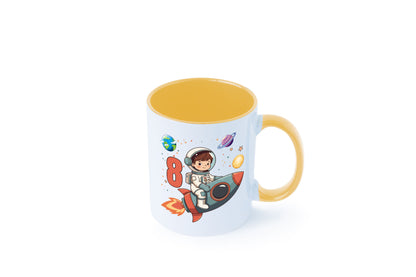 8. Geburtstag | 8 Jahre Astronaut Weltraum Humor Geschenkidee Tasse