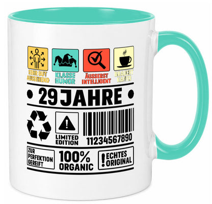 29. Geburtstag | 29 Jahre Humor Limited Edition lustiger Spruch Geschenk